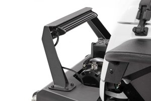 Jeep Gladiator Front Bumper - Rough Country - Stubby LED + Hoop - Black - '20-'23